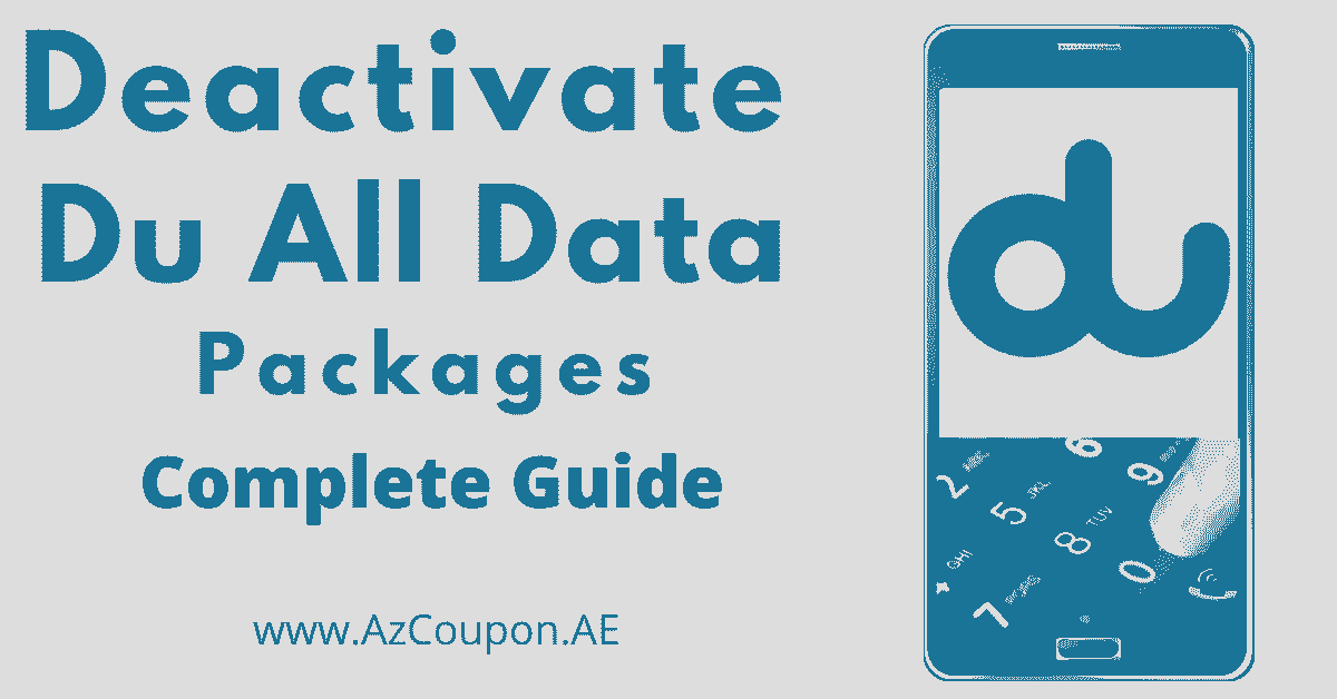 How to deactivate all du daily data packages