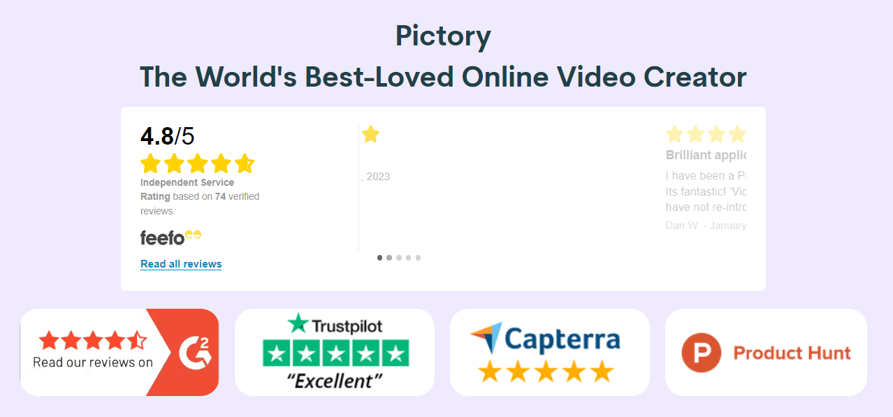 reviews about pictory.ai